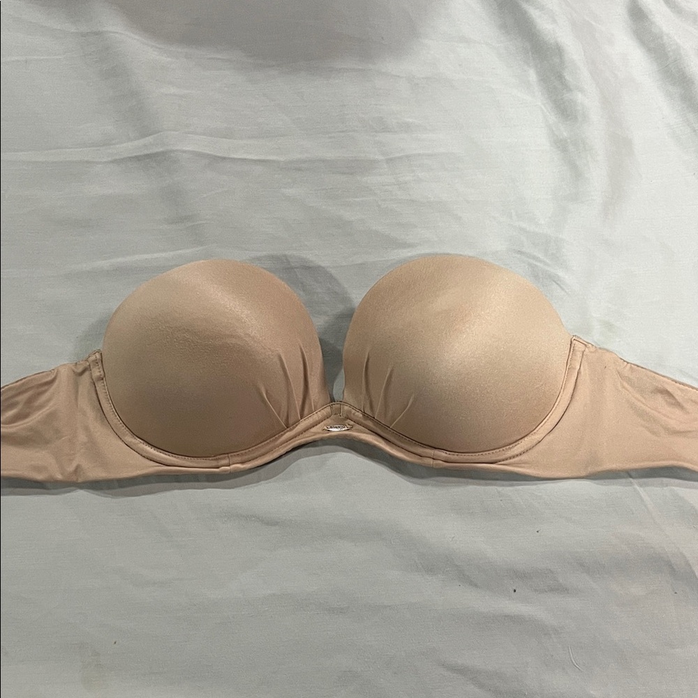 Victoria's Secret Beige Strapless Bra